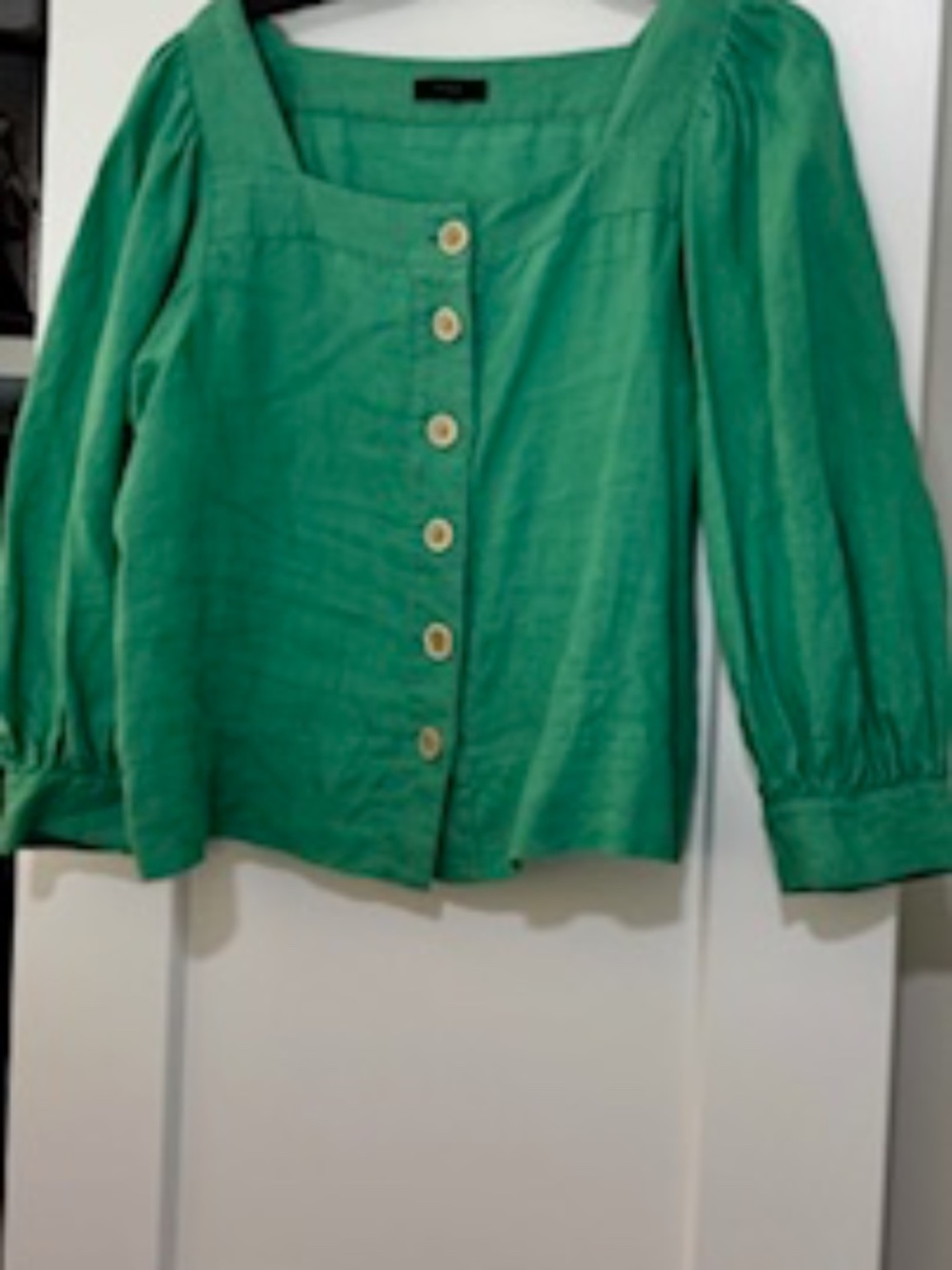 J CREW SQUARE NECK TOP